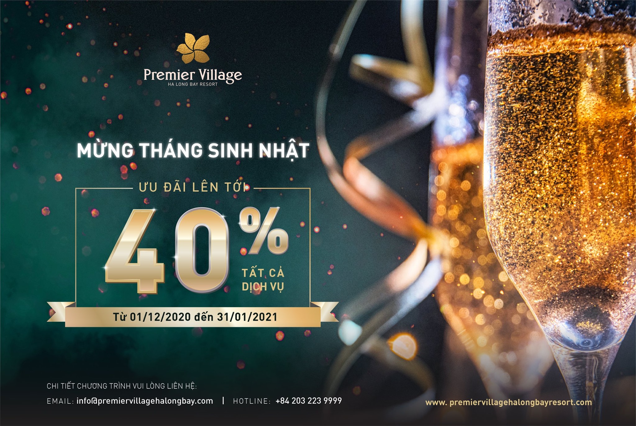 Mừng sinh nhật Premier Village Hạ Long Bay Resort