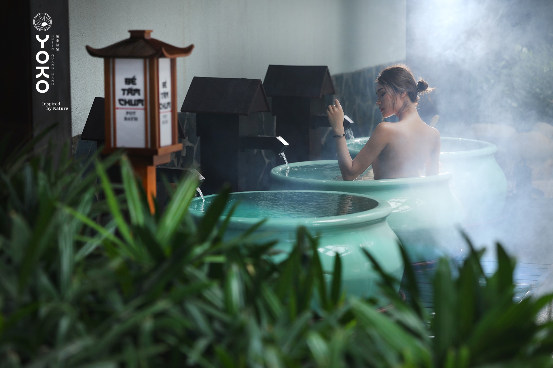 cẩm sử dụng điện thọai khi tắm onsen quang hanh